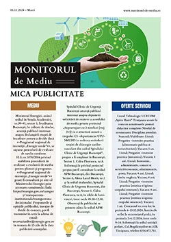 Anunțuri Monitorul de Mediu – Online